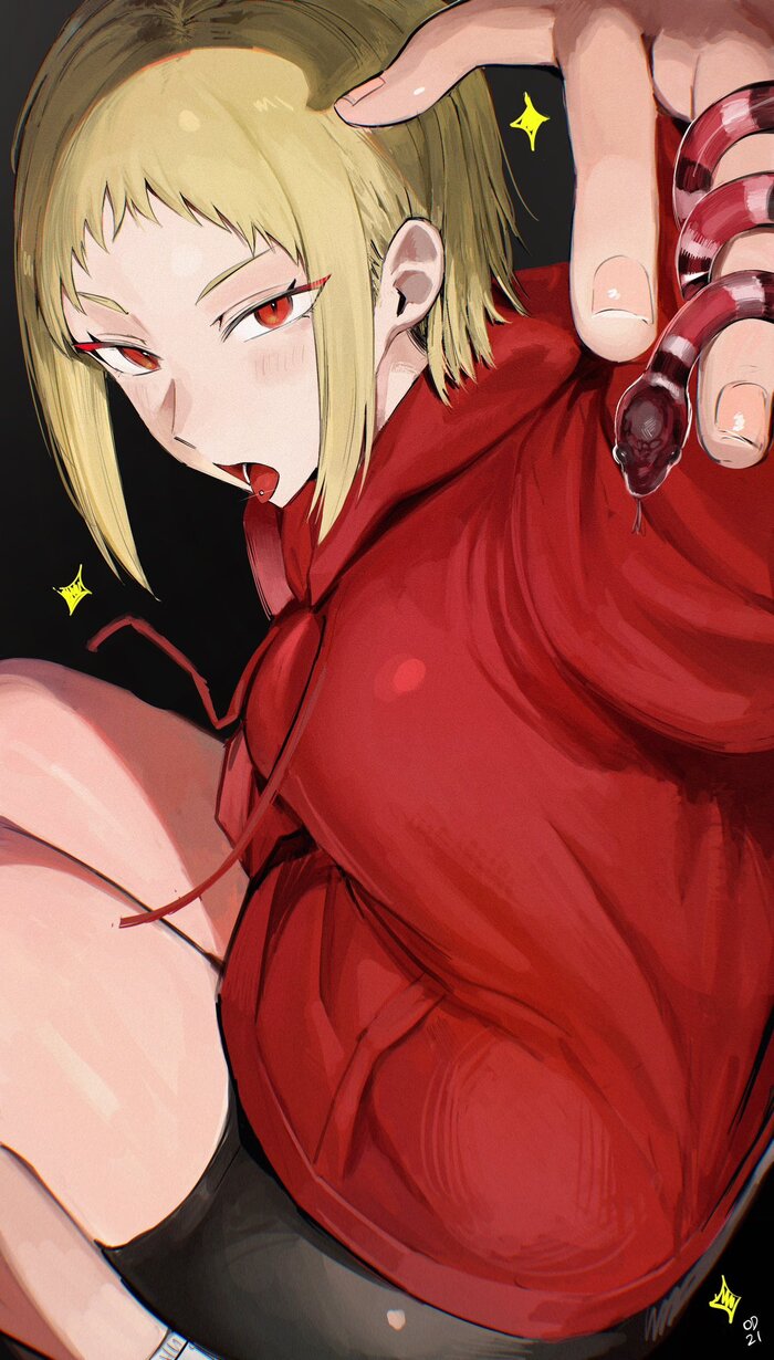 Akane Sawatari , Anime Art, , Chainsaw Man, , Sawatari Akane