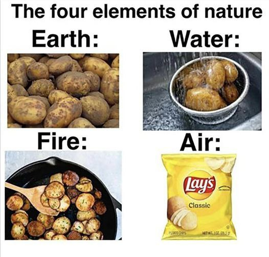 4 элемента природы