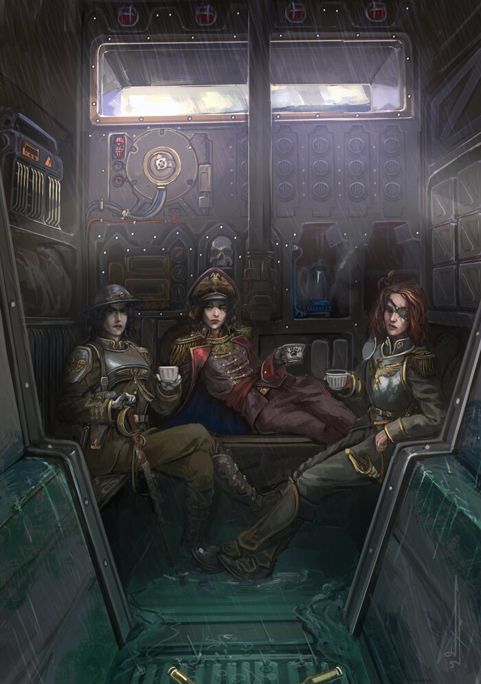 Trench tea time by Nictanova