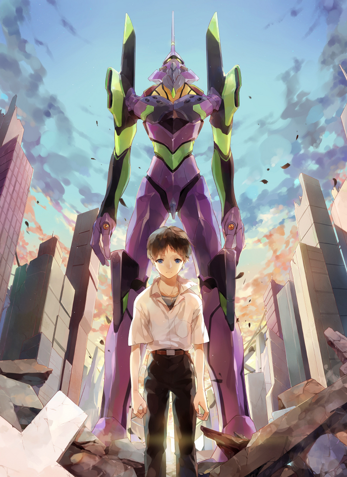    01 , Evangelion, Shinji Ikari, Eva 01