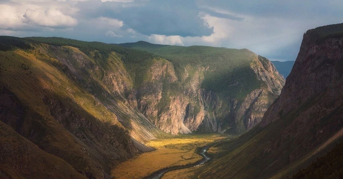 Чулышманская Долина водопад Куркуре