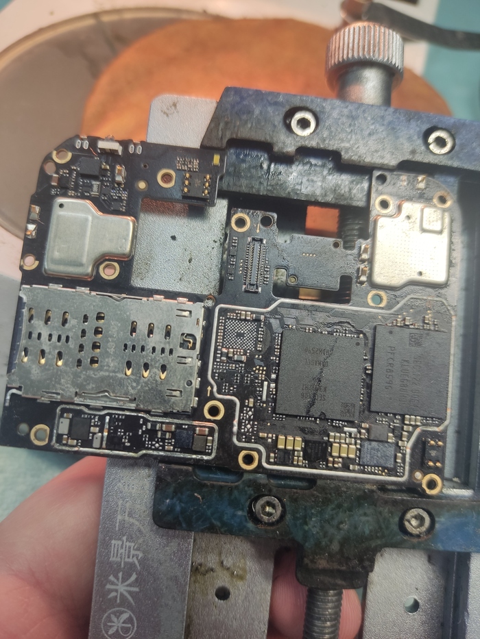 Poco X3 Pro , короткое замыкание,замена аудиокодека ,реболл процессора Пайка, Bga, Реболлинг, Поломка, Материнская плата, Reballing, Xiaomi, Длиннопост, Ремонт телефона