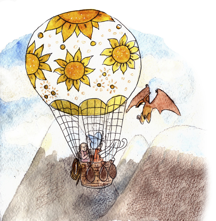 Сказочная повесть "Вселенная в коробке с лоскутками". Часть вторая "Вересковый лес". Глава 11. Воздушное путешествие