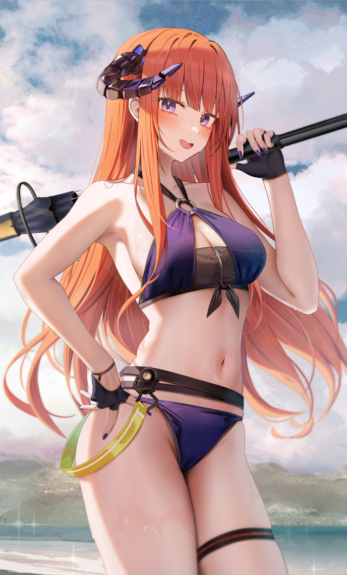  Anime Art, , Bagpipe (Arknights), Arknights, Ru zhai, 