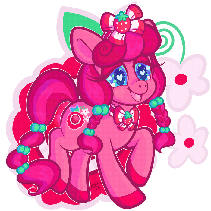 Strawberry pony My Little Pony, Ponyart, Mlp G3