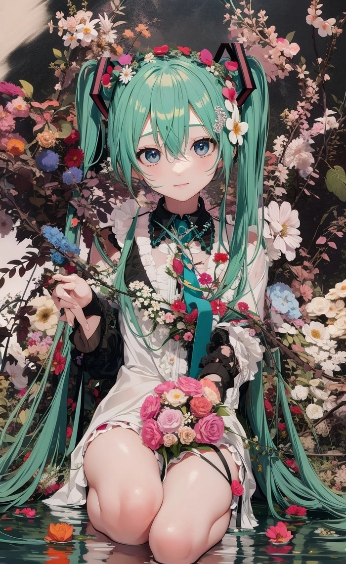 Hatsune Miku , Anime Art, Vocaloid, Hatsune Miku, ,  