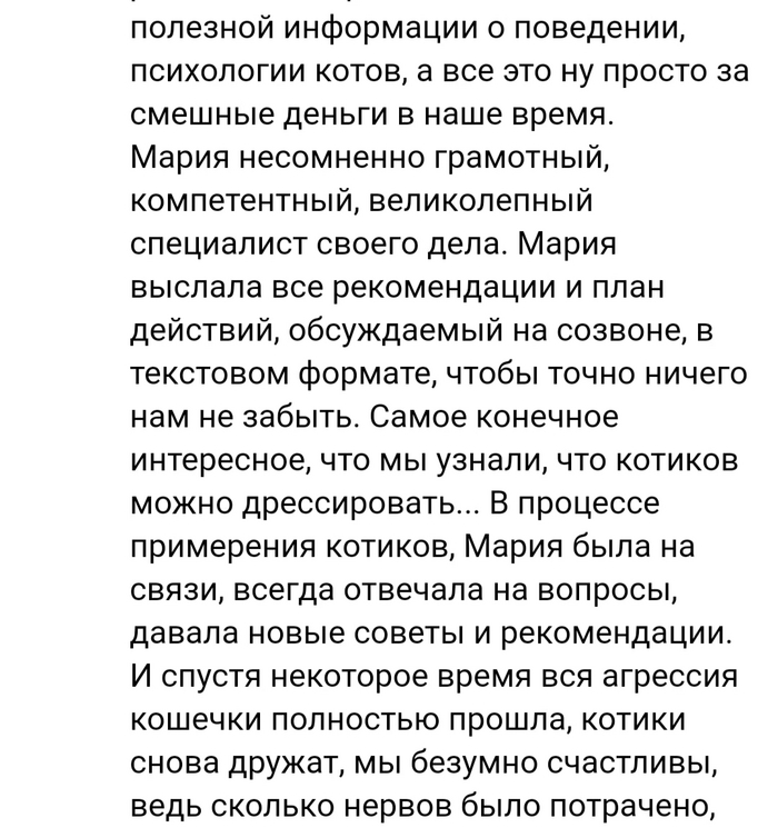 Кейс зоопсихолога "Дружба навеки" Дрессировка, Кот, Домашние животные, Длиннопост