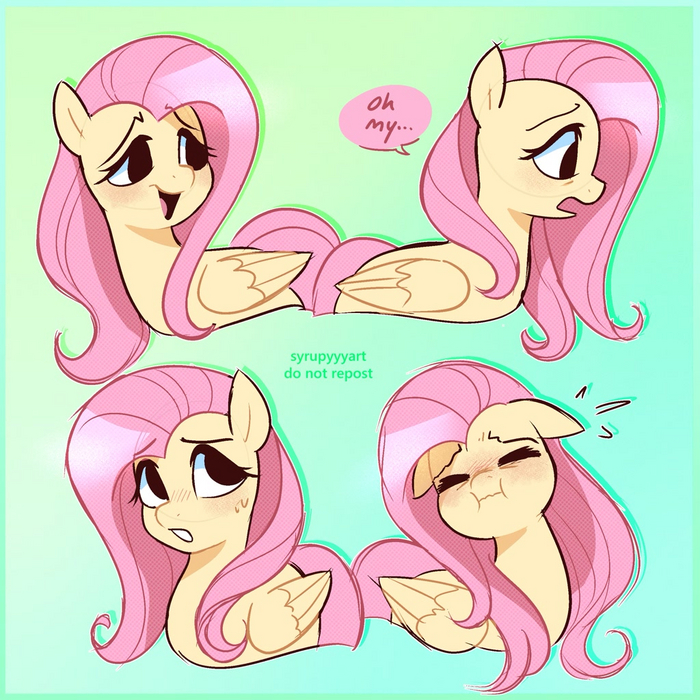 Expressions My Little Pony, Fluttershy, Syrupyyy