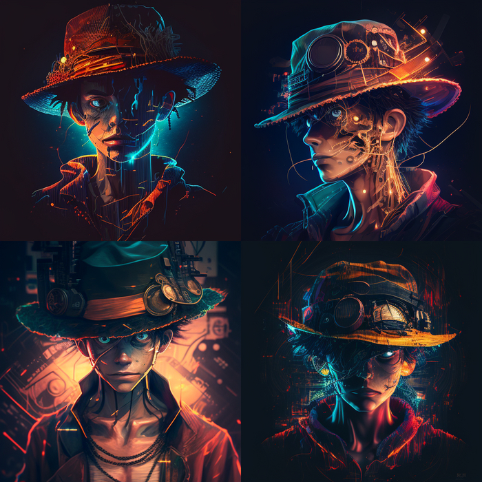  ,        One Piece, Monkey D Luffy,  , , 