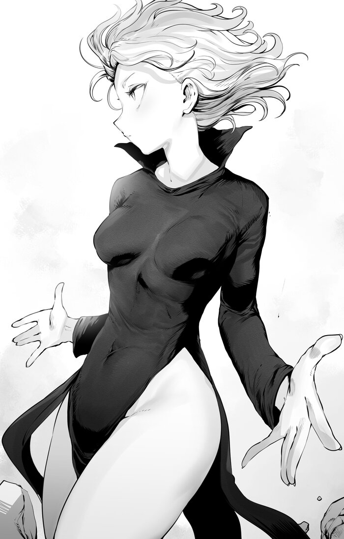  Niwarhythm, , Anime Art, , Onepunchman, Tatsumaki