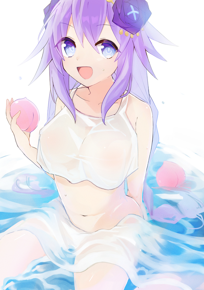 Purple Heart Anime Art, Hyperdimension Neptunia, Neptunia, Neptune, Purple Heart, 