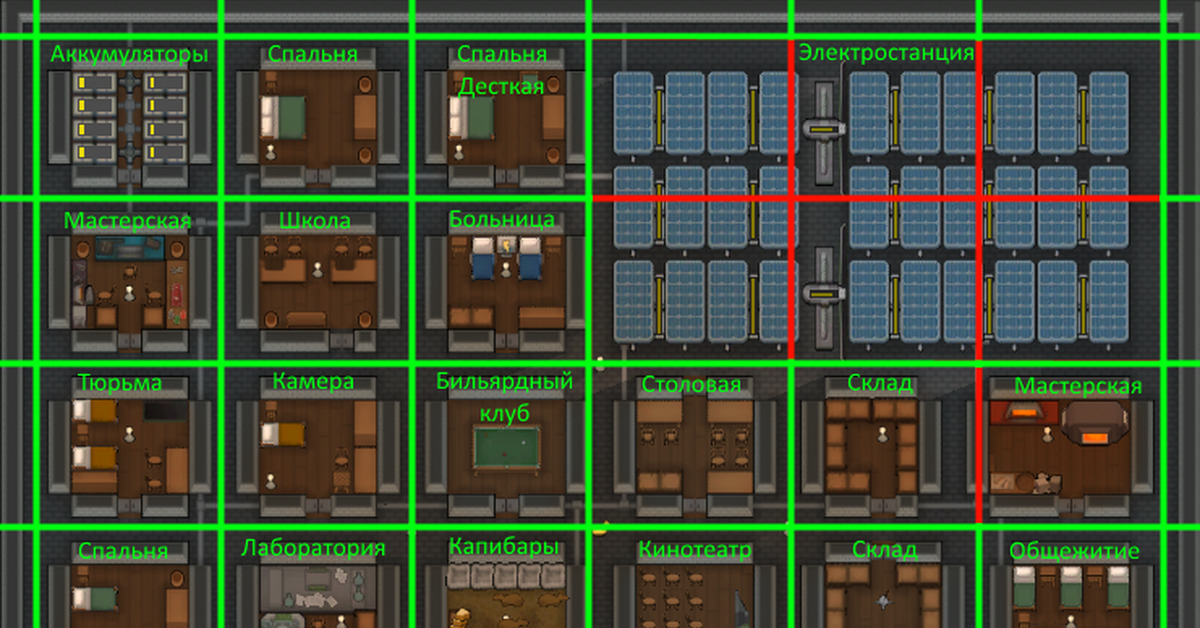 RIMWORLD планирование базы. Идеальная база римворлд.