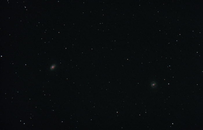 Галактики М 96 и М 95 Из созвездия Льва