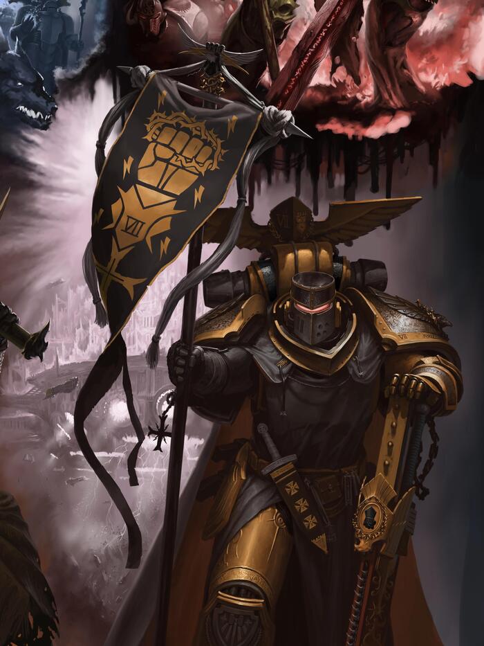  , ,  ,    Warhammer 40k, Kim Chan, Warhammer, Wh Art, Wh Alternative, , Rogal Dorn