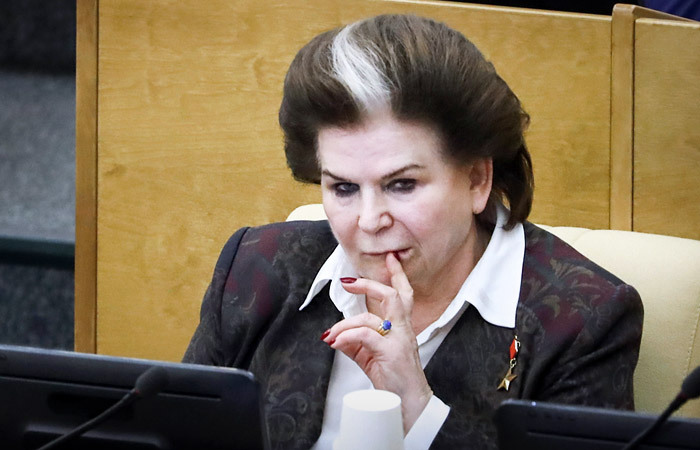 Валентина Терешкова в замешательстве | Пикабу