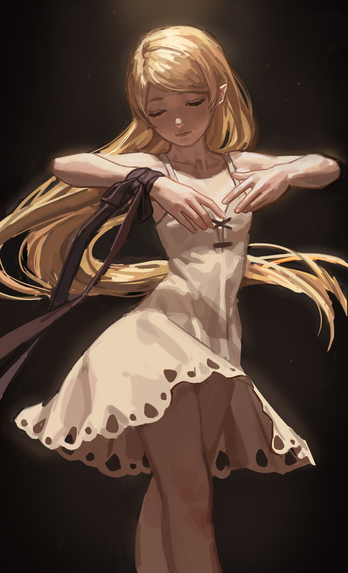  Monogatari series, Kiss-Shot Acerola-Orion Heart-Under-Blade, Anime Art, , 