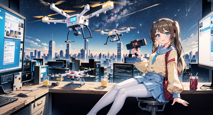 Neuro-sama , Anime Art, Virtual YouTuber,  