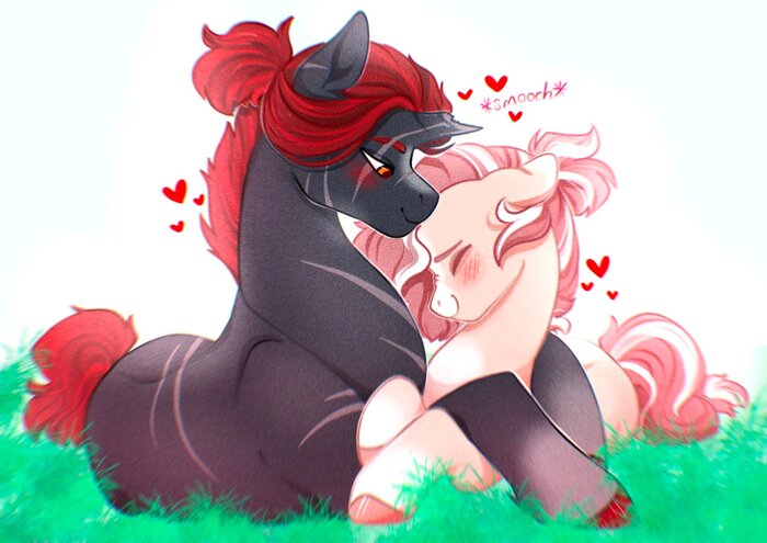 Little bit of love My Little Pony, Ponyart, Original Character