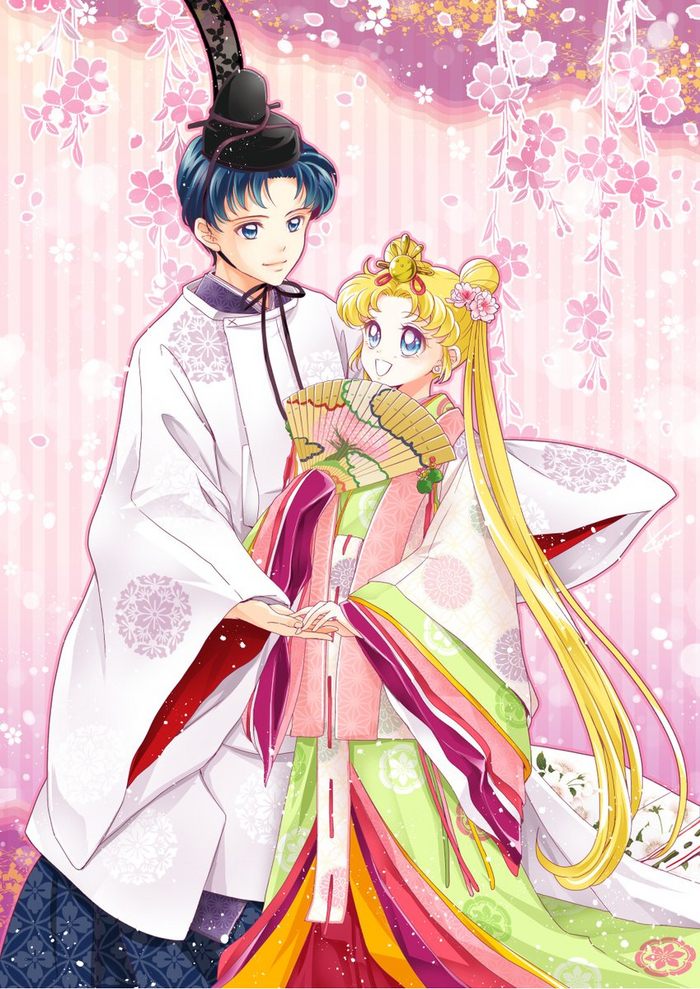 Happy Hinamatsuri Sailor Moon, Tuxedo Mask, Аниме, Anime Art, Япония, Длиннопост