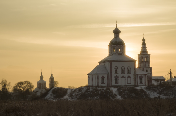 Закат в Суздале