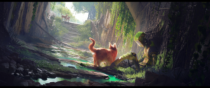 Stray , , Blender, 3D 