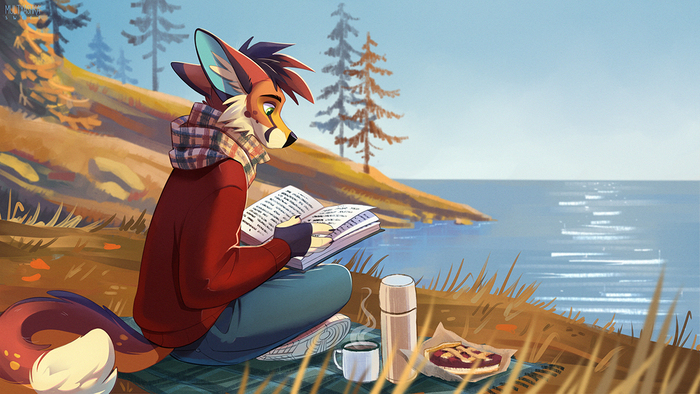 Ҹ  , , Furry Art, Furry Fox, Multyashka-sweet