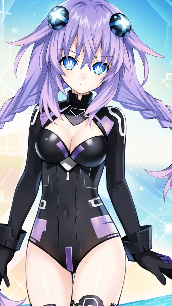 Purple Heart Anime Art, Hyperdimension Neptunia, Neptunia, Neptune, Purple Heart,  , 
