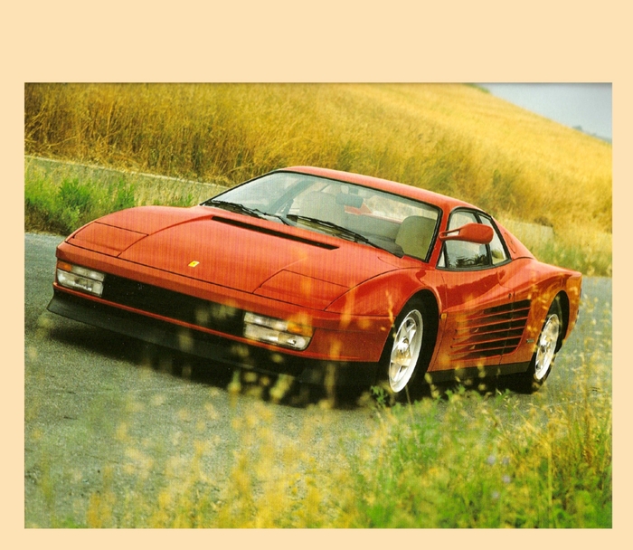 Брошюра Ferrari Testarossa за 1984 год Брошюра, Реклама, Авто, Ferrari, Testarossa, Длиннопост
