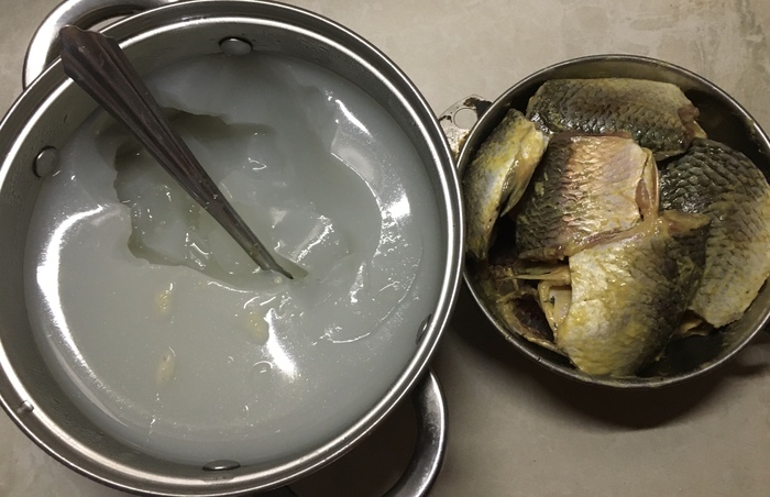 Чешуя в кастрюле