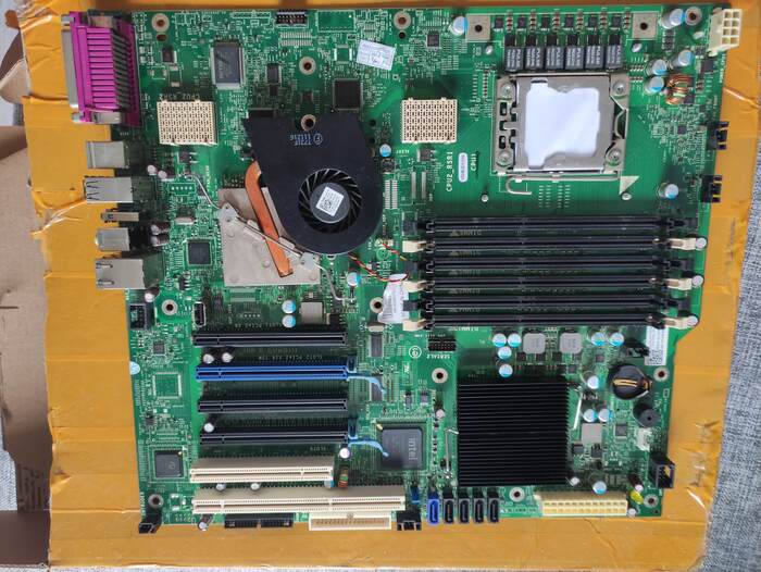 Ремонт материнской платы рабочей станции dell t5500