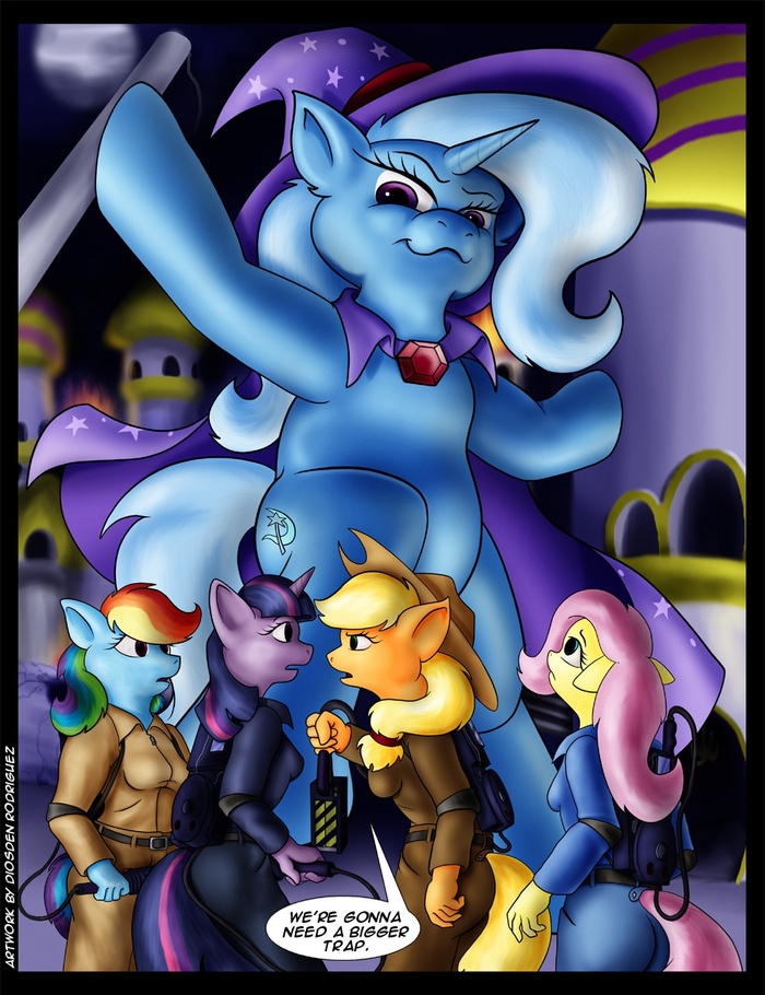   My Little Pony, Ponyart, , Twilight Sparkle, Rainbow Dash, Fluttershy, Applejack, Trixie, MLP Crossover,   