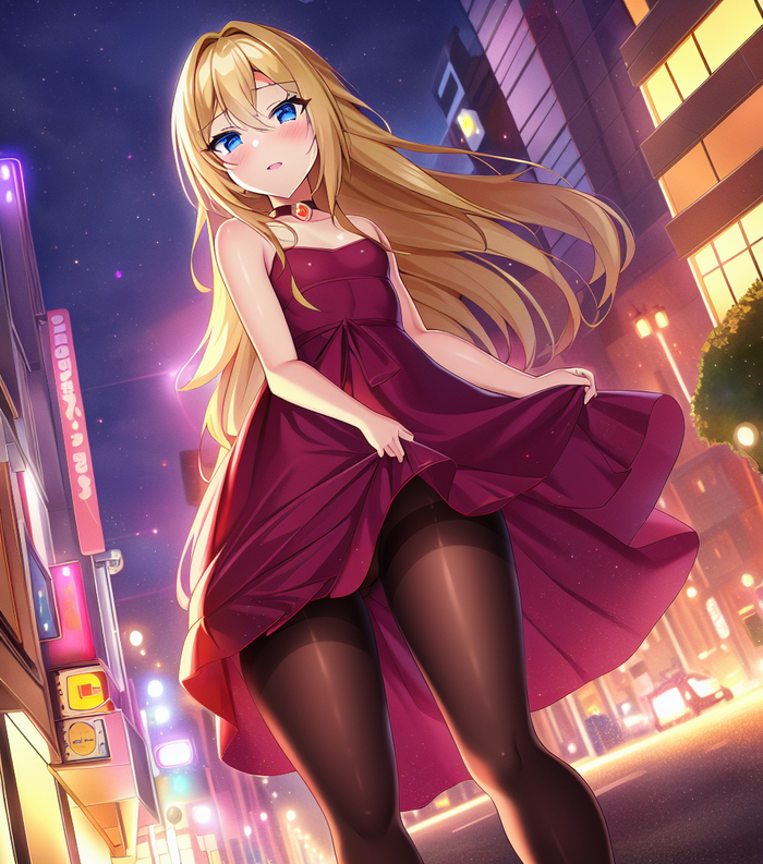 On street  , , Anime Art, NovelAI, 