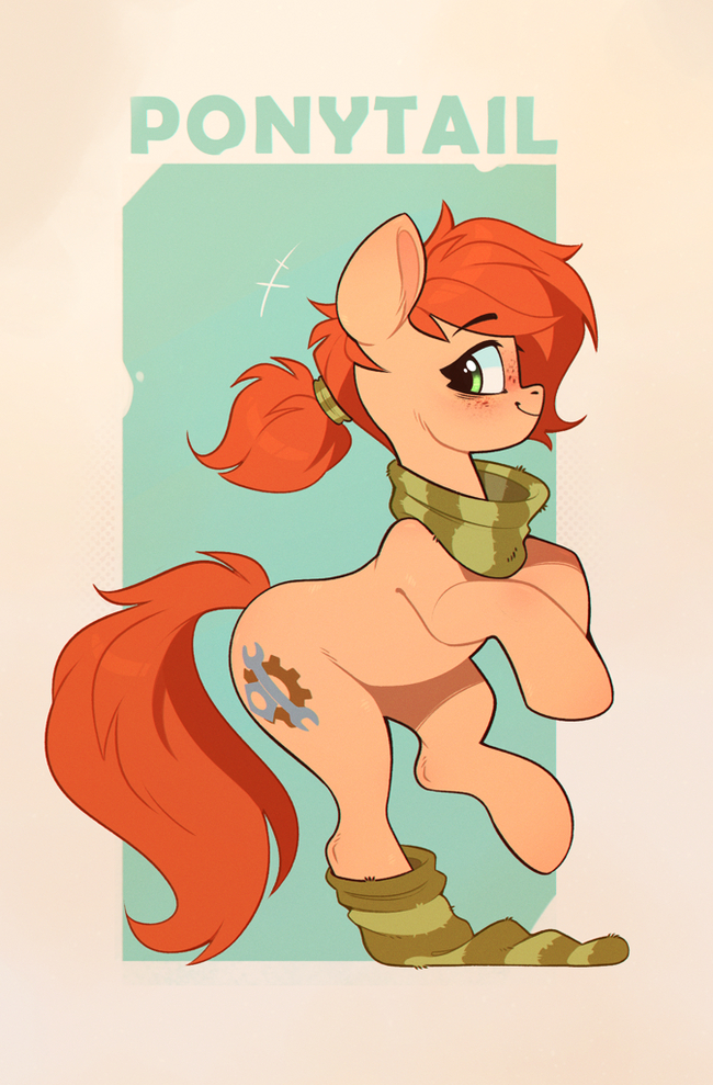 Ponytail My Little Pony, Rusty Gears, Rexyseven