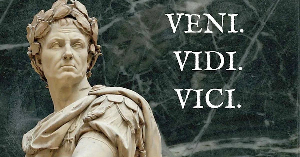 Увидел победил. Юлий Цезарь Veni vidi. Знаменитые слова Юлия Цезаря Veni vidi Vici. Что обозначает фраза Юлия Цезар