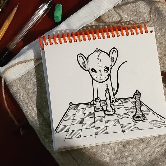Мышь_75 Рисунок, Мышь