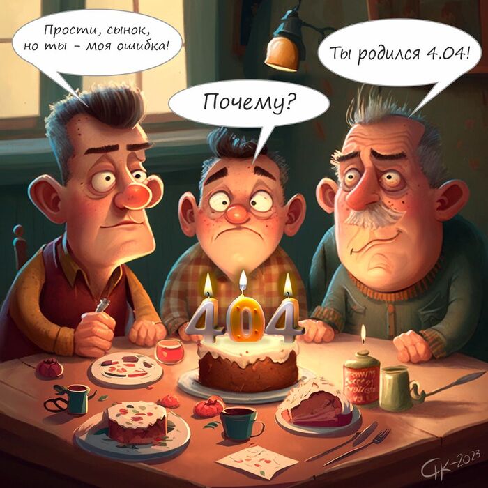 День рождения в семье айтишников