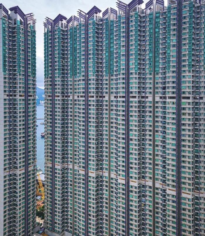 Человейник Архитектура, Гонконг, Многоэтажка, Длиннопост