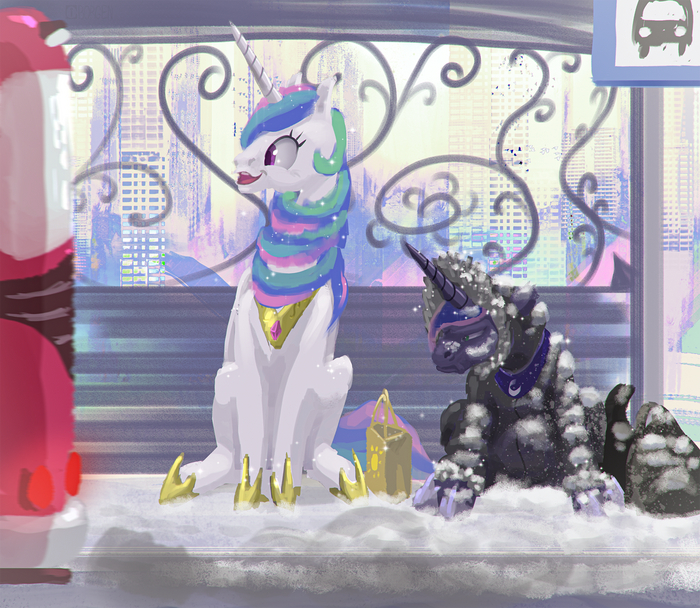    My Little Pony, Princess Celestia, Princess Luna, Ciborgen
