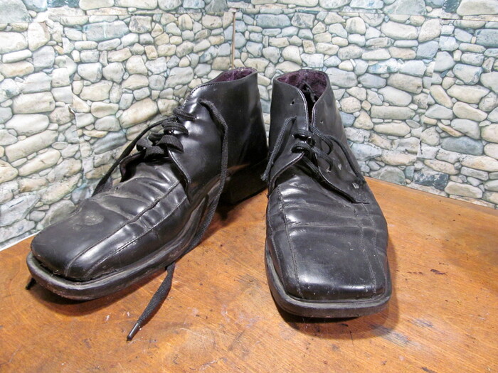 Мужские ботинки из лаковой кожи - total rebuild! Ремонт обуви, Обувь, Мат, Длиннопост