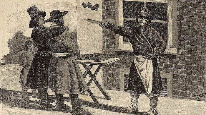 Торговец гречневиками