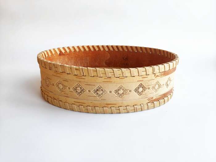 Тарелка из бересты Своими руками, Работа с деревом, Изделия из дерева, Столярка, Поделки, Резьба по дереву, Декор, Мастер-класс, Длиннопост, Рукоделие без процесса