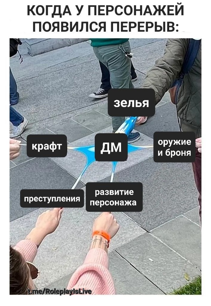 ДМ всегда должен быть готов к разумному распределению внимания