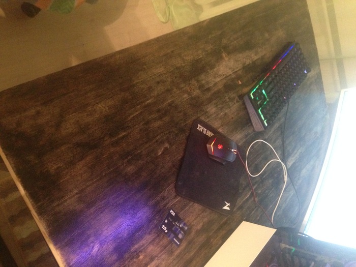 Компьютерный стол в стиле лофт Работа с деревом, Мебель, Изделия из дерева, Стол, Длиннопост, Рукоделие с процессом