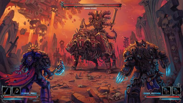 Blacklion and Ragnar find themselves up against the Worldeater Gharruk Scourge in a bossfight!