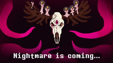 Кошмар приближается Пиксель, Pixel Art, Гифка, Анимация, Gamedev