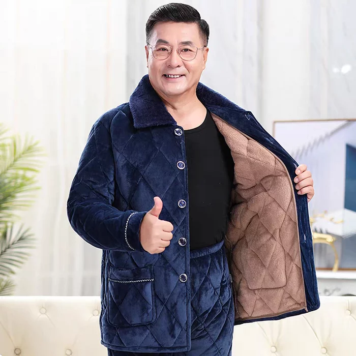 Китайская зимняя пижама Китай, Зима, Одежда, Длиннопост, Пижама, Фотография