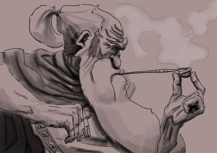 Рисунок дня: "Переживания"