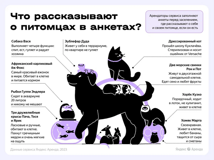 Где в Москве живет больше владельцев кошек, а где — собак Животные, Домашние животные, Аренда, Съемная квартира, Текст, Длиннопост, Блоги компаний