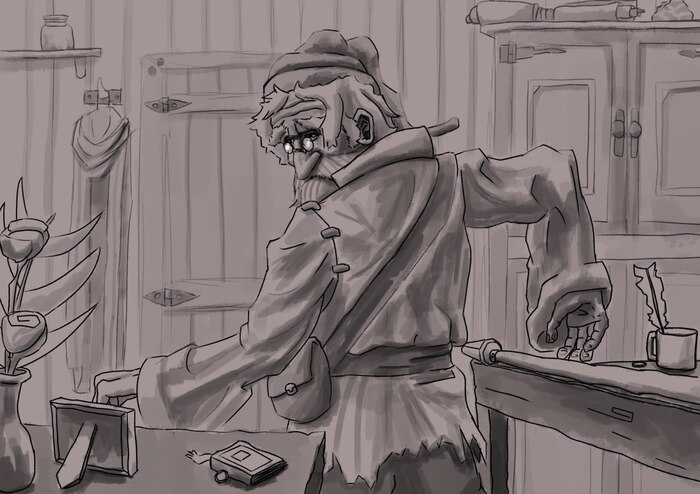 Нарисовал деда