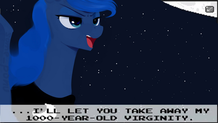  My Little Pony, Princess Luna, MLP Edge, Someponu, Banned From Equestria